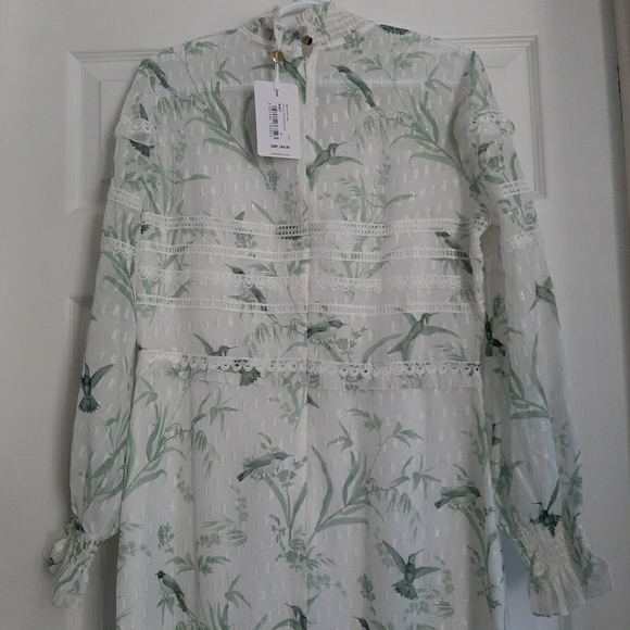 Ted Baker Fortune Harriet Lace Trim Maxi Dress - Picture 3 of 11